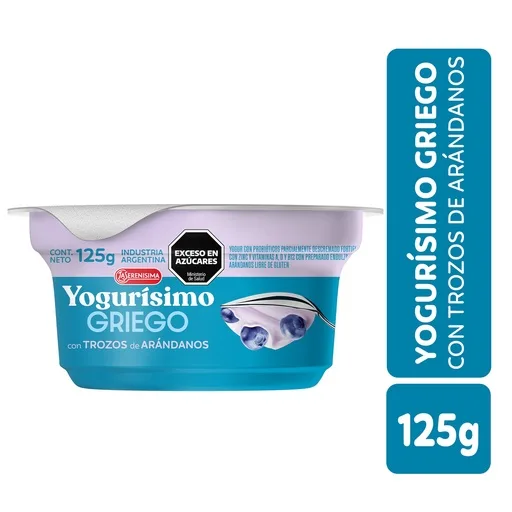 YOGUR GRIEGO CON ARÁNDANOS 125 GR — imagen 1 de 1