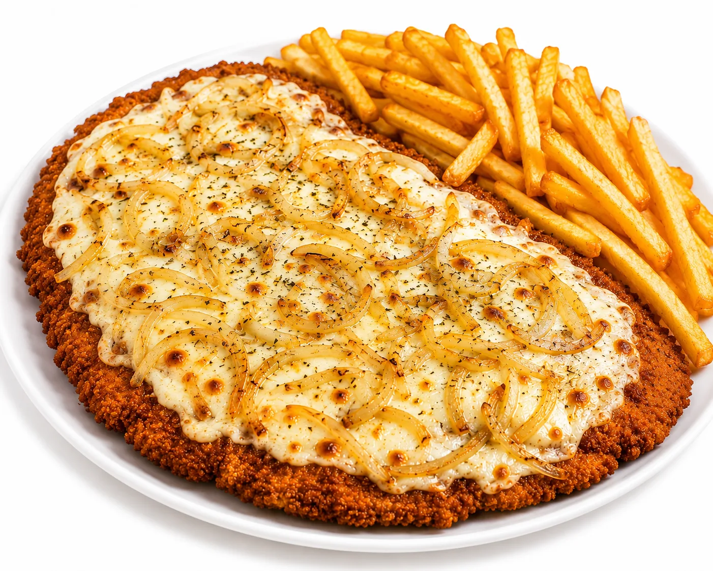 Milanesa  XL Fugazzetta con fritas (2 personas) — imagen 1 de 1