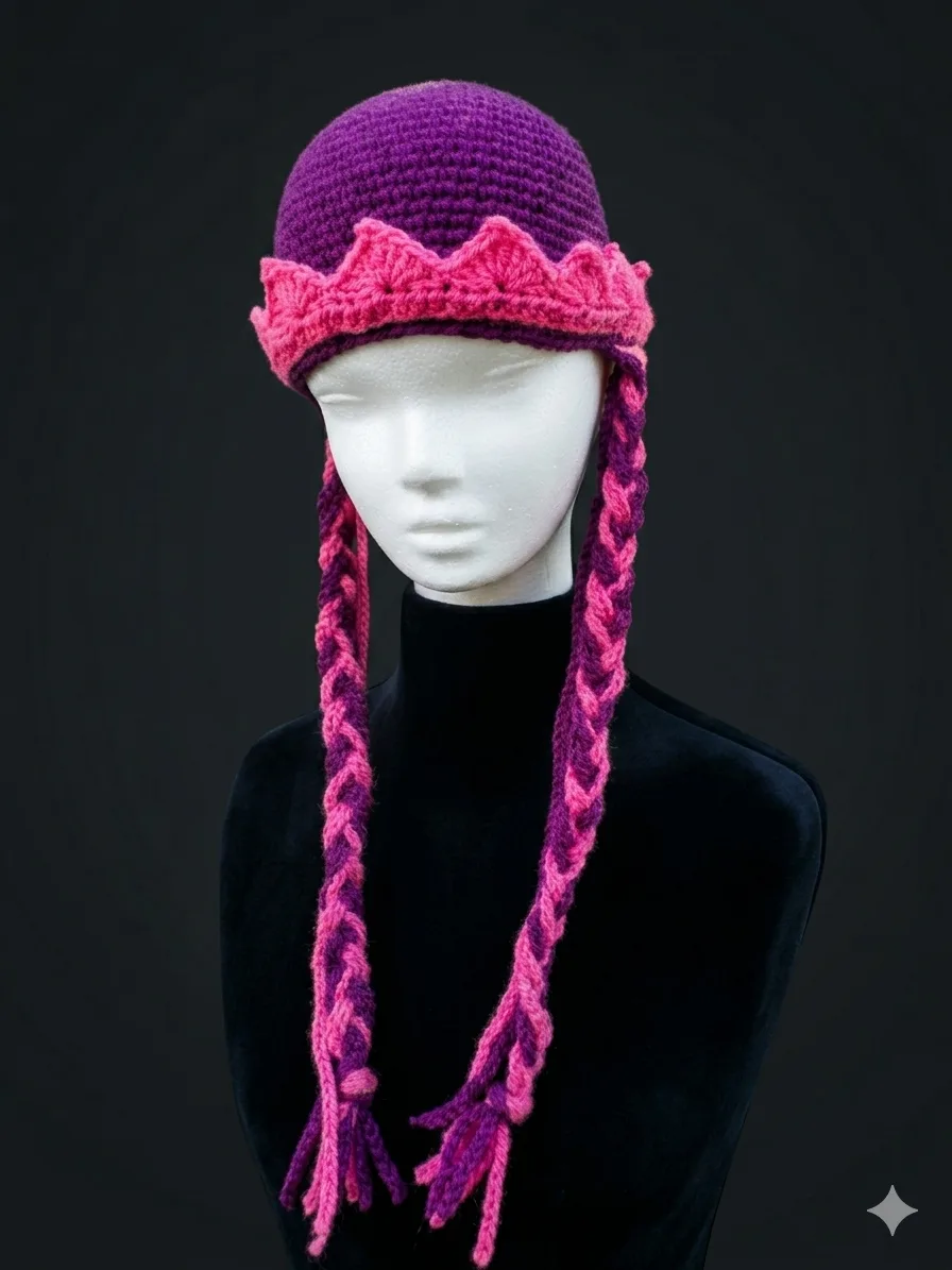 Gorro Vikinga trenzas — imagen 1 de 2