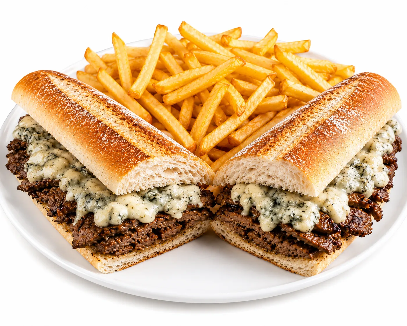Pachata roquefort con fritas caseras — imagen 1 de 1