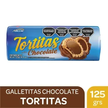 TORTITAS 125 GR - CHOCOLATE — imagen 1 de 1