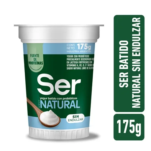 SER BATIDO BATIDO NATURAL 175 GR — imagen 1 de 1