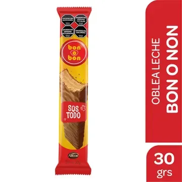 OBLEA BON O BON 30 GR - NEGRO — imagen 1 de 1