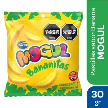 GOMITAS MOGUL - BANANITAS 30 GR — imagen 1 de 1