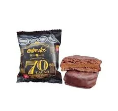ALFAJOR ENTRE DOS 70% CACAO 45 GR — imagen 1 de 1