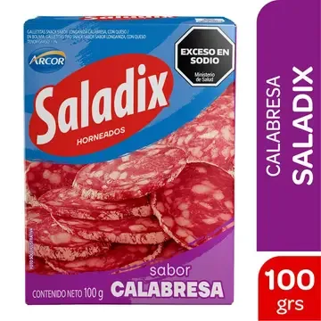 SALADIX CAJA - CALABRESA 100GR — imagen 1 de 1