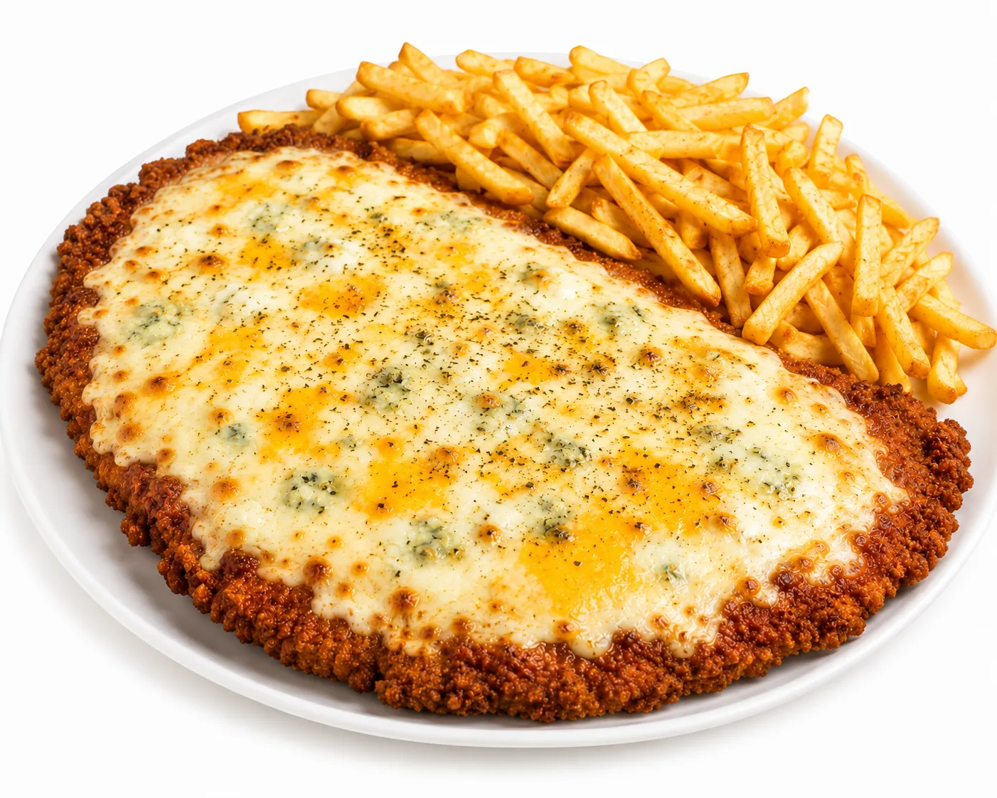 Milanesa XL 4 quesos con fritas (2 personas) — imagen 1 de 1