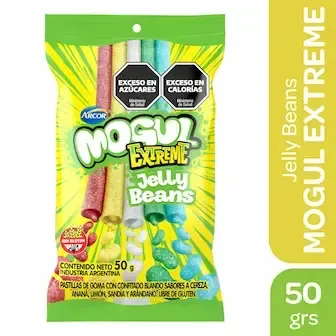 GOMITAS MOGUL 50 GR - JELLY BEANS EXTREME — imagen 1 de 1