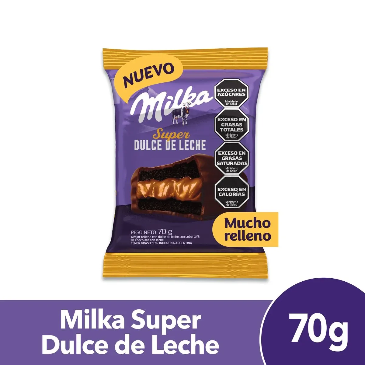 MILKA SUPER DDL NEGRO 70 GR — imagen 1 de 1