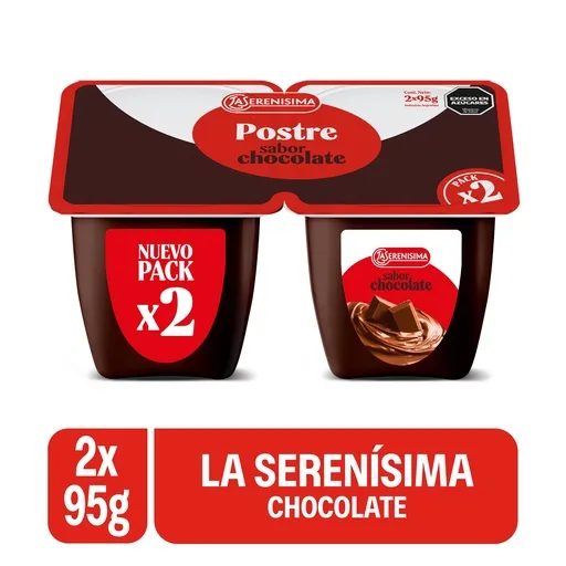 POSTRE CHOCOLATE X1 95 GR — imagen 1 de 1