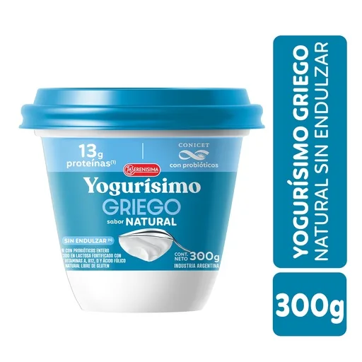 YOGUR GRIEGO N. SIN ENDULZAR 300 GR — imagen 1 de 1