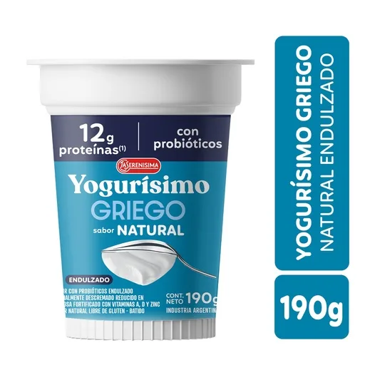 YOGUR GRIEGO N. ENDULZADO 190 GR — imagen 1 de 1