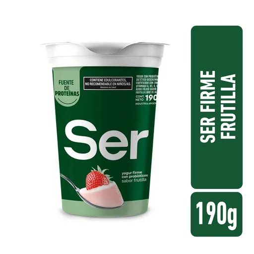 YOGUR SER FIRME FRUTILLA 190 GR — imagen 1 de 1