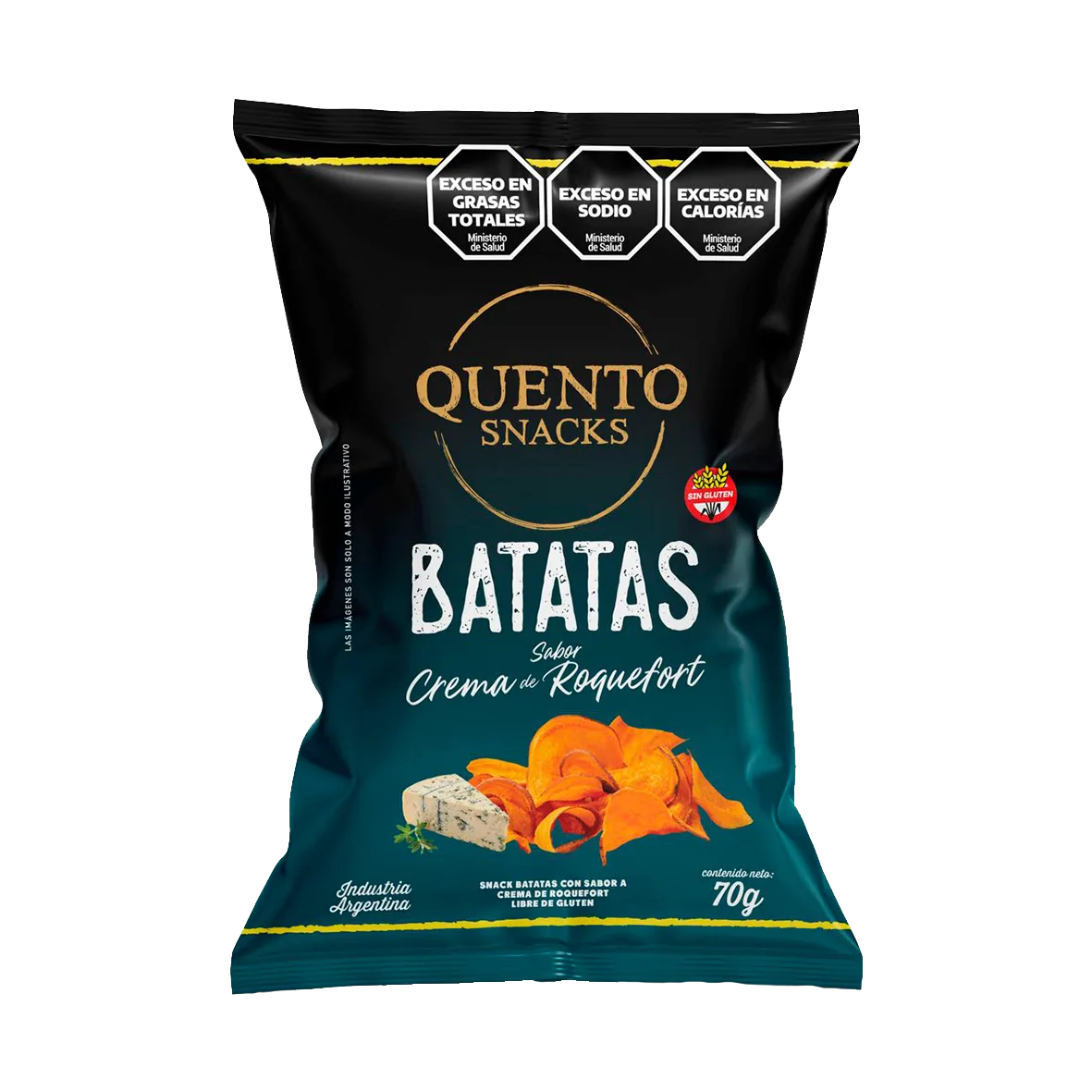 QUENTO BATATAS 70 GR - CREMA ROQUEFORT — imagen 1 de 1