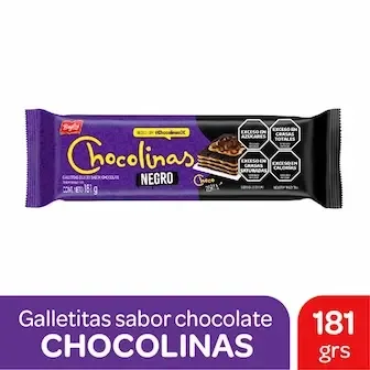 CHOCOLINAS NEGRO 181 GR — imagen 1 de 1
