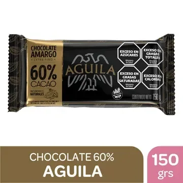 AGUILA 60% CACAO 150 GR — imagen 1 de 1