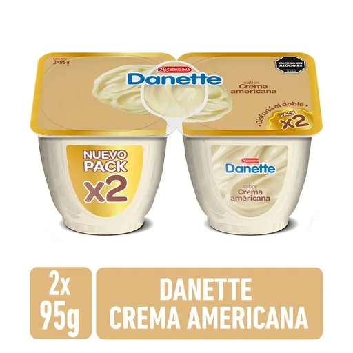 DANETTE CREMA AMERICANA X1 95 GR — imagen 1 de 1
