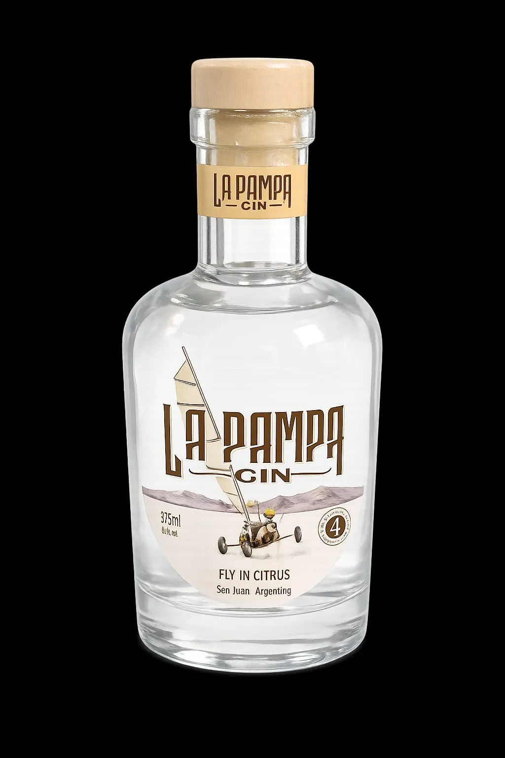 LA PAMPA GIN CITRUS - 375 ML — imagen 1 de 1