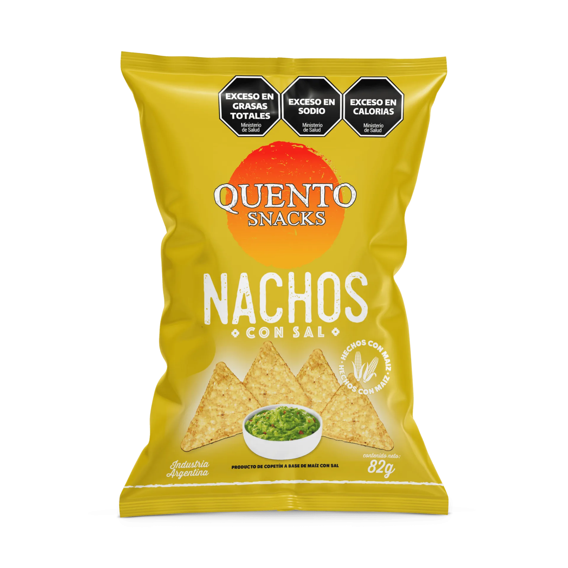 QUENTO SNACK - NACHOS CON SAL 82 GR — imagen 1 de 1