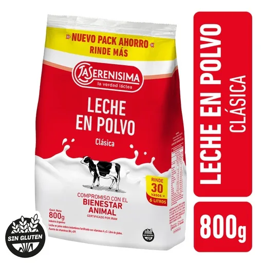 LECHE EN POLVO 800 GR — imagen 1 de 1