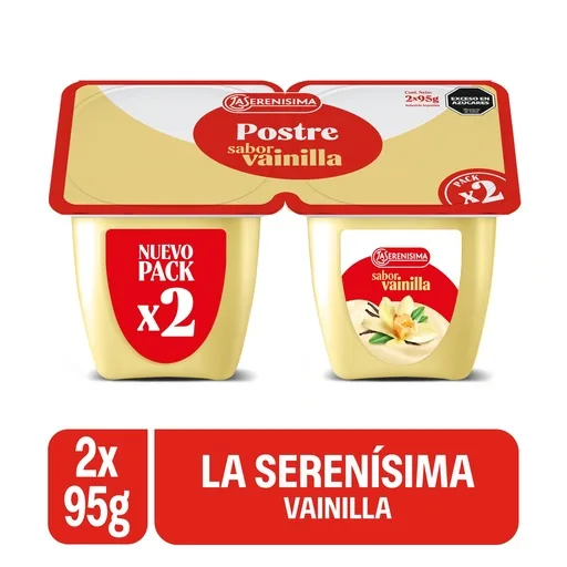 POSTRE VAINILLA X1 95 GR — imagen 1 de 1