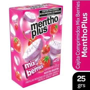 MENTHO PLUS MIX BERRIES 25 GR — imagen 1 de 1