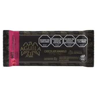 AGUILA 60% CACAO FRAMBUESA 70 GR — imagen 1 de 1