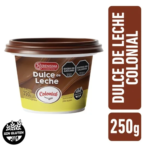 DULCE DE LECHE COLONIAL 250 GR — imagen 1 de 1