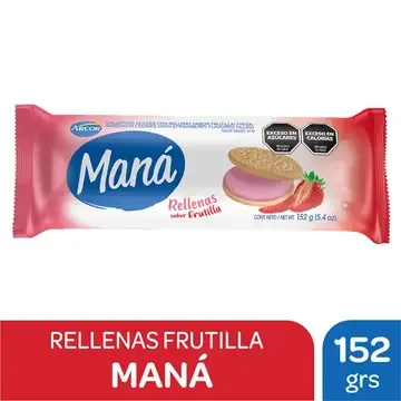MANÁ RELLENAS 152 GR - FRUTILLA — imagen 1 de 1