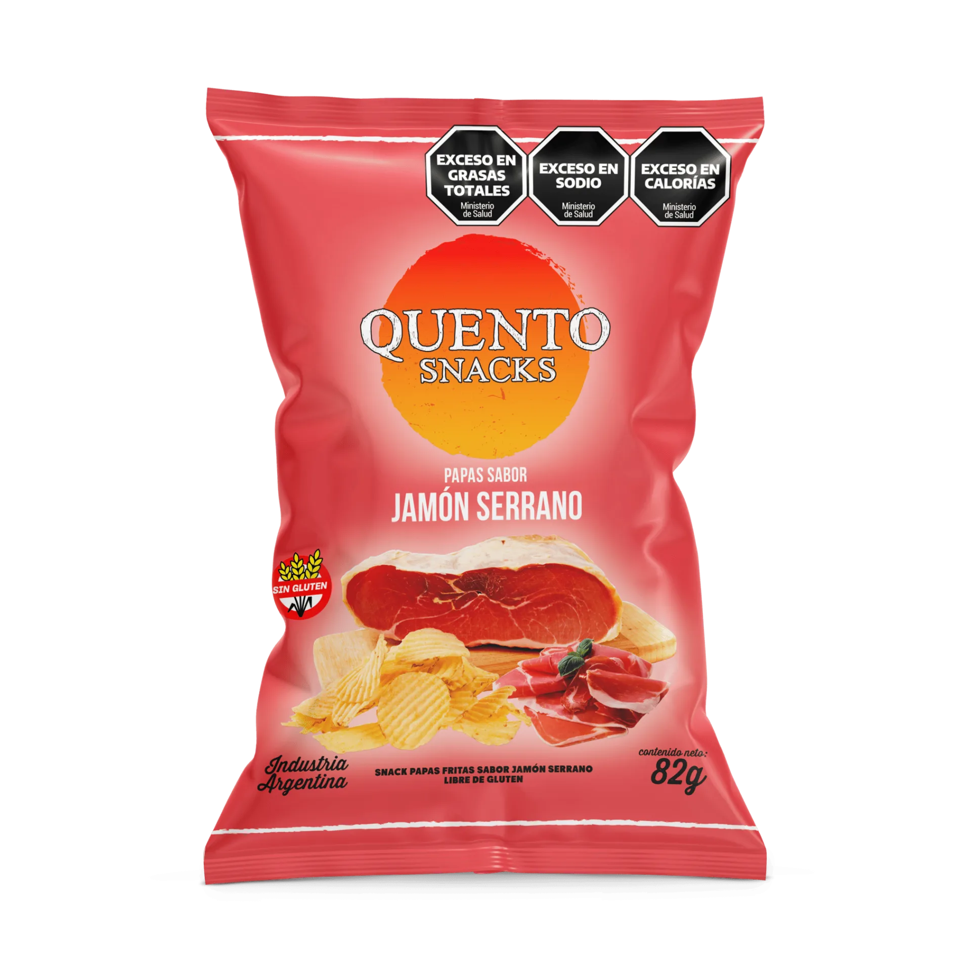 QUENTO PAPAS 82 GR - JAMON SERRANO — imagen 1 de 1