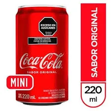 MINI LATA COCA COLA 220 ML — imagen 1 de 1