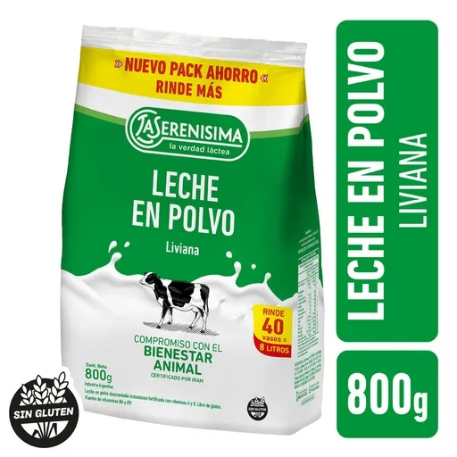 LECHE EN POLVO 800 GR — imagen 1 de 1