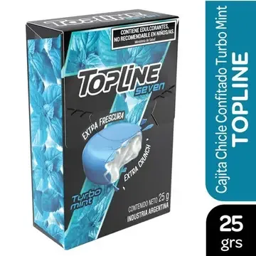 TOPLINE 7 TURBO MINT CAJA 25 GR — imagen 1 de 1