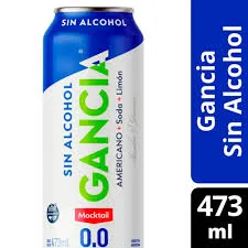 GANCIA LATA 473 ML - SIN ALCOHOL — imagen 1 de 1