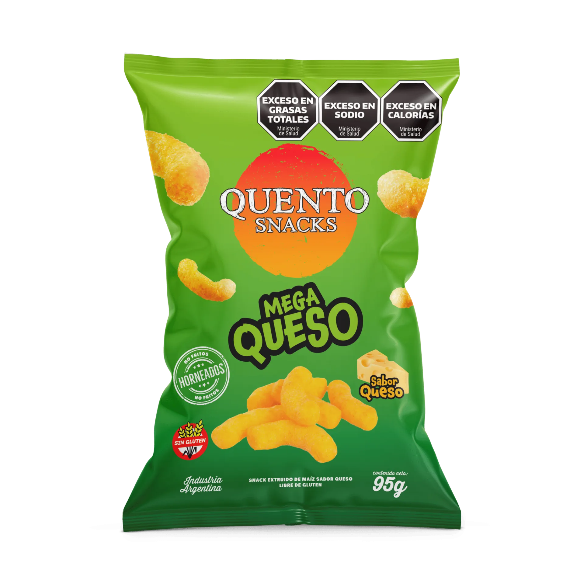 QUENTO - MEGA QUESO 95 GR — imagen 1 de 1