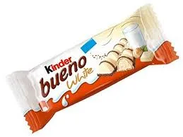 OBLEA KINDER BUENO WHITE 39 GR — imagen 1 de 1