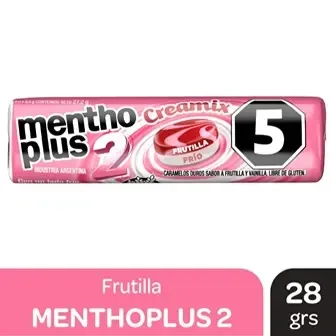 MENTHO PLUS 2 28 GR - FRUTILLA — imagen 1 de 1