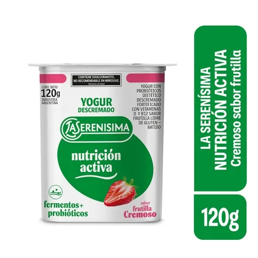 YOGUR DESCREMADO FRUTILLA C. 120 GR — imagen 1 de 1