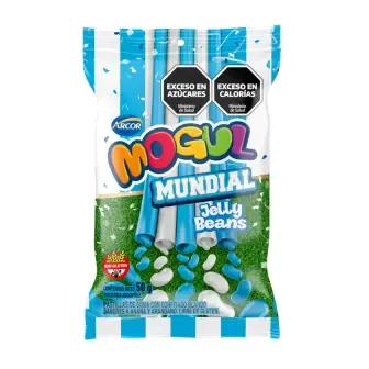 GOMITAS MOGUL 50 GR - JELLY BEANS MUNDIAL — imagen 1 de 1