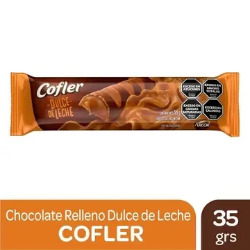 COFLER RELLENO - DULCE DE LECHE 38 GR — imagen 1 de 1