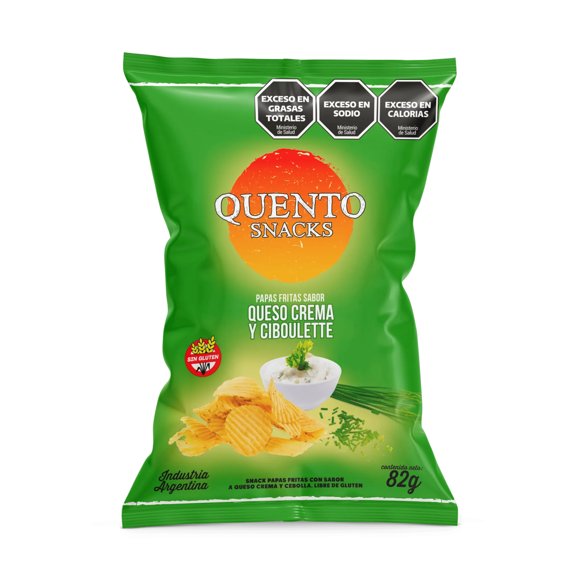 QUENTO SNACKS 82 GR - Q.CREMA Y CIBOULETTE — imagen 1 de 1
