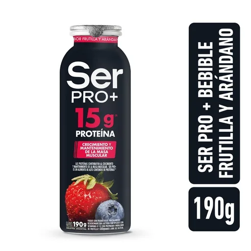 SER PRO+ BEBIBLE FRUTILLA 190 GR — imagen 1 de 1