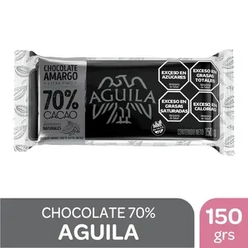 AGUILA 70 % AMARGO 150 GR — imagen 1 de 1
