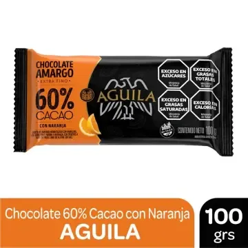 AGUILA 60% CACAO NARANJA 100 GR — imagen 1 de 1