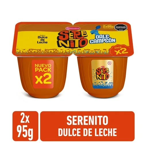 SERENITO DULCE DE LECHE X1 95 GR — imagen 1 de 1