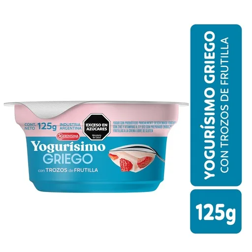 YOGUR GRIEGO CON FRUTILLA 125 GR — imagen 1 de 1