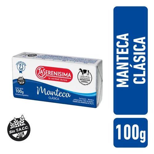 MANTECA CLASICA 100 GR — imagen 1 de 1