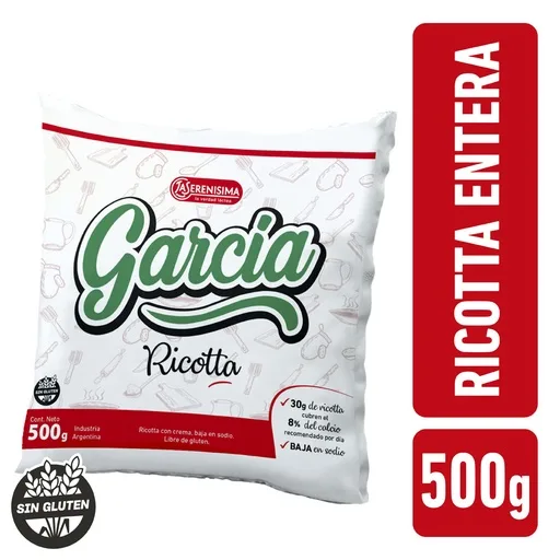 RICOTTA GARCIA 500 GR — imagen 1 de 1