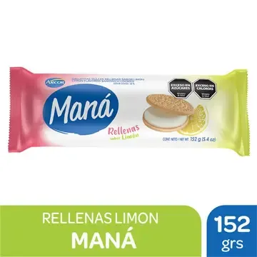 MANÁ RELLENAS 152 GR - LIMÓN — imagen 1 de 1