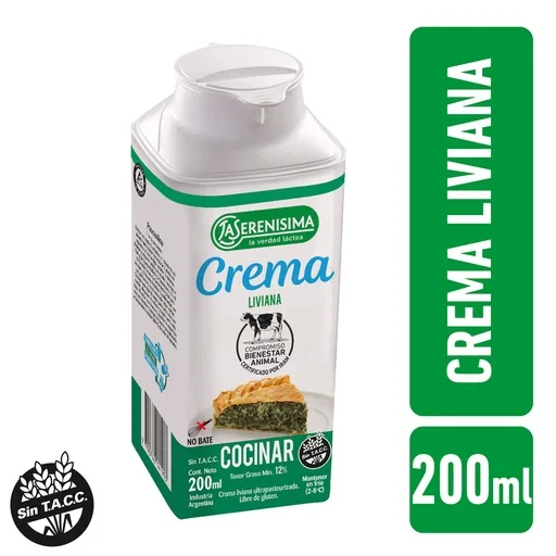 CREMA DE LECHE DESCREMADA 200 ML — imagen 1 de 1